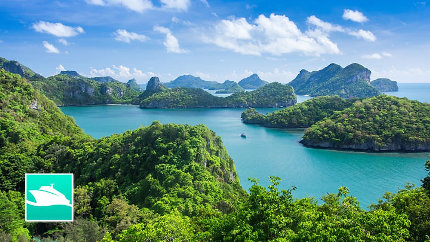 Inseln des Ang-Thong-Archipels vor Koh Samui